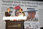 Raiffeisen Capital Management. Kunden-Roadshow Kaernten zum Thema Kapitalmaerkte: Wirklichkeit und Zukunft. Bild zeigt v.l. Geschaeftsfuehrer Mag. Gerhard Aigner (Raiffeisen Capital Management) und Wirtschaftsjournalist Florian Fischer-Fabian (Bayerischer Rundfunk). pressefotos, sportfoto, sportfotos, krnten, kaernten, pressefoto, oskar, hher, wolfgang, jannach, sport, wirtschaft, kultur, politik, innenpolitik, auenpolitik, lokal, chronik, fotos, fotografie, fotographie, canon, eos, 1d, mark IV, mark 4, fotopool, powerpixx, hherfoto, hoeherfoto, klagenfurt, villach, wolfsberg, spittal, feldkirchen, vlkermarkt, voelkermarkt, lienz, osttirol, hermagor, archiv, fotoarchiv, photo, photoarchiv, kleine, zeitung, kleinzeitung, ktz, krntner tages zeitung, krntner woche, krntner, woche, kronen zeitung, krone, kronen, zeitung, sportfotographie, sportfotografie, kurier, krntner monat, monatsmagazin, tageszeitung, wochenzeitung, gratiszeitung, fuball, fussball, eishockey, icehockey, tennis, basketball, handball, volleyball, beachvolleyball, schi, ski, ski alpin, ski nordisch, schi nordisch, nordisch, langlaufen, schispringen, skispringen, biathlon