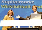 Raiffeisen Capital Management. Kunden-Roadshow Kaernten zum Thema Kapitalmaerkte: Wirklichkeit und Zukunft. Bild zeigt v.l. Dr. Karin Kneissl (Nahost- und Oelexpertin) und Wirtschaftsjournalist Florian Fischer-Fabian (Bayerischer Rundfunk). pressefotos, sportfoto, sportfotos, krnten, kaernten, pressefoto, oskar, hher, wolfgang, jannach, sport, wirtschaft, kultur, politik, innenpolitik, auenpolitik, lokal, chronik, fotos, fotografie, fotographie, canon, eos, 1d, mark IV, mark 4, fotopool, powerpixx, hherfoto, hoeherfoto, klagenfurt, villach, wolfsberg, spittal, feldkirchen, vlkermarkt, voelkermarkt, lienz, osttirol, hermagor, archiv, fotoarchiv, photo, photoarchiv, kleine, zeitung, kleinzeitung, ktz, krntner tages zeitung, krntner woche, krntner, woche, kronen zeitung, krone, kronen, zeitung, sportfotographie, sportfotografie, kurier, krntner monat, monatsmagazin, tageszeitung, wochenzeitung, gratiszeitung, fuball, fussball, eishockey, icehockey, tennis, basketball, handball, volleyball, beachvolleyball, schi, ski, ski alpin, ski nordisch, schi nordisch, nordisch, langlaufen, schispringen, skispringen, biathlon