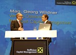 Raiffeisen Capital Management. Kunden-Roadshow Kaernten zum Thema Kapitalmaerkte: Wirklichkeit und Zukunft. Bild zeigt v.l. Bereichsleiter Mag. Georg Wildner (Raiffeisen Capital Management) und Wirtschaftsjournalist Florian Fischer-Fabian (Bayerischer Rundfunk). pressefotos, sportfoto, sportfotos, krnten, kaernten, pressefoto, oskar, hher, wolfgang, jannach, sport, wirtschaft, kultur, politik, innenpolitik, auenpolitik, lokal, chronik, fotos, fotografie, fotographie, canon, eos, 1d, mark IV, mark 4, fotopool, powerpixx, hherfoto, hoeherfoto, klagenfurt, villach, wolfsberg, spittal, feldkirchen, vlkermarkt, voelkermarkt, lienz, osttirol, hermagor, archiv, fotoarchiv, photo, photoarchiv, kleine, zeitung, kleinzeitung, ktz, krntner tages zeitung, krntner woche, krntner, woche, kronen zeitung, krone, kronen, zeitung, sportfotographie, sportfotografie, kurier, krntner monat, monatsmagazin, tageszeitung, wochenzeitung, gratiszeitung, fuball, fussball, eishockey, icehockey, tennis, basketball, handball, volleyball, beachvolleyball, schi, ski, ski alpin, ski nordisch, schi nordisch, nordisch, langlaufen, schispringen, skispringen, biathlon