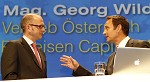 Raiffeisen Capital Management. Kunden-Roadshow Kaernten zum Thema Kapitalmaerkte: Wirklichkeit und Zukunft. Bild zeigt v.l. Bereichsleiter Mag. Georg Wildner (Raiffeisen Capital Management) und Wirtschaftsjournalist Florian Fischer-Fabian (Bayerischer Rundfunk). pressefotos, sportfoto, sportfotos, krnten, kaernten, pressefoto, oskar, hher, wolfgang, jannach, sport, wirtschaft, kultur, politik, innenpolitik, auenpolitik, lokal, chronik, fotos, fotografie, fotographie, canon, eos, 1d, mark IV, mark 4, fotopool, powerpixx, hherfoto, hoeherfoto, klagenfurt, villach, wolfsberg, spittal, feldkirchen, vlkermarkt, voelkermarkt, lienz, osttirol, hermagor, archiv, fotoarchiv, photo, photoarchiv, kleine, zeitung, kleinzeitung, ktz, krntner tages zeitung, krntner woche, krntner, woche, kronen zeitung, krone, kronen, zeitung, sportfotographie, sportfotografie, kurier, krntner monat, monatsmagazin, tageszeitung, wochenzeitung, gratiszeitung, fuball, fussball, eishockey, icehockey, tennis, basketball, handball, volleyball, beachvolleyball, schi, ski, ski alpin, ski nordisch, schi nordisch, nordisch, langlaufen, schispringen, skispringen, biathlon