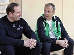 Handball, Cup Halbfinale, SG Witasek Kaernten vs. Hypo NOe 1,  im Bild Trainer Tomaz Cater und Manager Gunter Motz (SG Witasek) pressefotos, sportfoto, sportfotos, krnten, kaernten, pressefoto, oskar, hher, wolfgang, jannach, sport, wirtschaft, kultur, politik, innenpolitik, auenpolitik, lokal, chronik, fotos, fotografie, fotographie, canon, eos, 1d, mark IV, mark 4, fotopool, powerpixx, hherfoto, hoeherfoto, klagenfurt, villach, wolfsberg, spittal, feldkirchen, vlkermarkt, voelkermarkt, lienz, osttirol, hermagor, archiv, fotoarchiv, photo, photoarchiv, kleine, zeitung, kleinzeitung, ktz, krntner tages zeitung, krntner woche, krntner, woche, kronen zeitung, krone, kronen, zeitung, sportfotographie, sportfotografie, kurier, krntner monat, monatsmagazin, tageszeitung, wochenzeitung, gratiszeitung, fuball, fussball, eishockey, icehockey, tennis, basketball, handball, volleyball, beachvolleyball, schi, ski, ski alpin, ski nordisch, schi nordisch, nordisch, langlaufen, schispringen, skispringen, biathlon