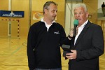 Handball, WHA, SG Witasek Krnten vs UHC Goldmann Druck Tulln. Bild zeigt Manager Gunter Motz (SG Witasek) und Sportdirektor Reinhard Tellian. pressefotos, sportfoto, sportfotos, krnten, kaernten, pressefoto, oskar, hher, wolfgang, jannach, sport, wirtschaft, kultur, politik, innenpolitik, auenpolitik, lokal, chronik, fotos, fotografie, fotographie, canon, eos, 1d, mark IV, mark 4, fotopool, powerpixx, hherfoto, hoeherfoto, klagenfurt, villach, wolfsberg, spittal, feldkirchen, vlkermarkt, voelkermarkt, lienz, osttirol, hermagor, archiv, fotoarchiv, photo, photoarchiv, kleine, zeitung, kleinzeitung, ktz, krntner tages zeitung, krntner woche, krntner, woche, kronen zeitung, krone, kronen, zeitung, sportfotographie, sportfotografie, kurier, krntner monat, monatsmagazin, tageszeitung, wochenzeitung, gratiszeitung, fuball, fussball, eishockey, icehockey, tennis, basketball, handball, volleyball, beachvolleyball, schi, ski, ski alpin, ski nordisch, schi nordisch, nordisch, langlaufen, schispringen, skispringen, biathlon