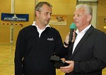 Handball, WHA, SG Witasek Krnten vs UHC Goldmann Druck Tulln. Bild zeigt Manager Gunter Motz (SG Witasek) und Sportdirektor Reinhard Tellian. pressefotos, sportfoto, sportfotos, krnten, kaernten, pressefoto, oskar, hher, wolfgang, jannach, sport, wirtschaft, kultur, politik, innenpolitik, auenpolitik, lokal, chronik, fotos, fotografie, fotographie, canon, eos, 1d, mark IV, mark 4, fotopool, powerpixx, hherfoto, hoeherfoto, klagenfurt, villach, wolfsberg, spittal, feldkirchen, vlkermarkt, voelkermarkt, lienz, osttirol, hermagor, archiv, fotoarchiv, photo, photoarchiv, kleine, zeitung, kleinzeitung, ktz, krntner tages zeitung, krntner woche, krntner, woche, kronen zeitung, krone, kronen, zeitung, sportfotographie, sportfotografie, kurier, krntner monat, monatsmagazin, tageszeitung, wochenzeitung, gratiszeitung, fuball, fussball, eishockey, icehockey, tennis, basketball, handball, volleyball, beachvolleyball, schi, ski, ski alpin, ski nordisch, schi nordisch, nordisch, langlaufen, schispringen, skispringen, biathlon