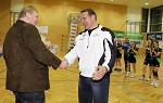 Handball, WHA, SG Witasek Krnten vs UHC Goldmann Druck Tulln. Bild zeigt Praesident Peter Witasek (SG Witasek) und Trainer Tomaz Cater (SG Witasek) pressefotos, sportfoto, sportfotos, krnten, kaernten, pressefoto, oskar, hher, wolfgang, jannach, sport, wirtschaft, kultur, politik, innenpolitik, auenpolitik, lokal, chronik, fotos, fotografie, fotographie, canon, eos, 1d, mark IV, mark 4, fotopool, powerpixx, hherfoto, hoeherfoto, klagenfurt, villach, wolfsberg, spittal, feldkirchen, vlkermarkt, voelkermarkt, lienz, osttirol, hermagor, archiv, fotoarchiv, photo, photoarchiv, kleine, zeitung, kleinzeitung, ktz, krntner tages zeitung, krntner woche, krntner, woche, kronen zeitung, krone, kronen, zeitung, sportfotographie, sportfotografie, kurier, krntner monat, monatsmagazin, tageszeitung, wochenzeitung, gratiszeitung, fuball, fussball, eishockey, icehockey, tennis, basketball, handball, volleyball, beachvolleyball, schi, ski, ski alpin, ski nordisch, schi nordisch, nordisch, langlaufen, schispringen, skispringen, biathlon