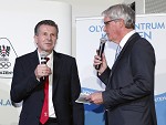 (c) 2014 - Olympiazentrum Klagenfurt, Erffnung. - Bild zeigt: Karl Schnabl und Gustav Rainer. pressefotos, sportfoto, sportfotos, krnten, kaernten, pressefoto, oskar, hher, wolfgang, jannach, sport, wirtschaft, kultur, politik, innenpolitik, auenpolitik, lokal, chronik, fotos, fotografie, fotographie, canon, eos, 1d, mark IV, mark 4, fotopool, powerpixx, hherfoto, hoeherfoto, klagenfurt, villach, wolfsberg, spittal, feldkirchen, vlkermarkt, voelkermarkt, lienz, osttirol, hermagor, archiv, fotoarchiv, photo, photoarchiv, kleine, zeitung, kleinzeitung, ktz, krntner tages zeitung, krntner woche, krntner, woche, kronen zeitung, krone, kronen, zeitung, sportfotographie, sportfotografie, kurier, krntner monat, monatsmagazin, tageszeitung, wochenzeitung, gratiszeitung, fuball, fussball, eishockey, icehockey, tennis, basketball, handball, volleyball, beachvolleyball, schi, ski, ski alpin, ski nordisch, schi nordisch, nordisch, langlaufen, schispringen, skispringen, biathlon