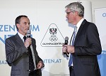 (c) 2014 - Olympiazentrum Klagenfurt, Erffnung. - Bild zeigt: Franz Wilfan und Gustav Rainer. pressefotos, sportfoto, sportfotos, krnten, kaernten, pressefoto, oskar, hher, wolfgang, jannach, sport, wirtschaft, kultur, politik, innenpolitik, auenpolitik, lokal, chronik, fotos, fotografie, fotographie, canon, eos, 1d, mark IV, mark 4, fotopool, powerpixx, hherfoto, hoeherfoto, klagenfurt, villach, wolfsberg, spittal, feldkirchen, vlkermarkt, voelkermarkt, lienz, osttirol, hermagor, archiv, fotoarchiv, photo, photoarchiv, kleine, zeitung, kleinzeitung, ktz, krntner tages zeitung, krntner woche, krntner, woche, kronen zeitung, krone, kronen, zeitung, sportfotographie, sportfotografie, kurier, krntner monat, monatsmagazin, tageszeitung, wochenzeitung, gratiszeitung, fuball, fussball, eishockey, icehockey, tennis, basketball, handball, volleyball, beachvolleyball, schi, ski, ski alpin, ski nordisch, schi nordisch, nordisch, langlaufen, schispringen, skispringen, biathlon