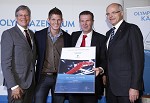 (c) 2014 - Olympiazentrum Klagenfurt, Erffnung. - Bild zeigt: Landeshauptmann Peter Kaiser (Kaernten), Thomas Morgenstern, Karl Schnabl und Prsident Karl Stoss (OC). pressefotos, sportfoto, sportfotos, krnten, kaernten, pressefoto, oskar, hher, wolfgang, jannach, sport, wirtschaft, kultur, politik, innenpolitik, auenpolitik, lokal, chronik, fotos, fotografie, fotographie, canon, eos, 1d, mark IV, mark 4, fotopool, powerpixx, hherfoto, hoeherfoto, klagenfurt, villach, wolfsberg, spittal, feldkirchen, vlkermarkt, voelkermarkt, lienz, osttirol, hermagor, archiv, fotoarchiv, photo, photoarchiv, kleine, zeitung, kleinzeitung, ktz, krntner tages zeitung, krntner woche, krntner, woche, kronen zeitung, krone, kronen, zeitung, sportfotographie, sportfotografie, kurier, krntner monat, monatsmagazin, tageszeitung, wochenzeitung, gratiszeitung, fuball, fussball, eishockey, icehockey, tennis, basketball, handball, volleyball, beachvolleyball, schi, ski, ski alpin, ski nordisch, schi nordisch, nordisch, langlaufen, schispringen, skispringen, biathlon