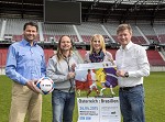 (c) 2015 - Sportpark Klagenfurt, Tournament dello nazioni, sterreich gegen Brasilien, Vorberichterstattung.. - Bild zeigt: Daniel Greinet, Gert Unterkfler, Barbara Pichler (Sportpark) und Sportdirektor Arno Arthofer (Krnten). pressefotos, sportfoto, sportfotos, krnten, kaernten, pressefoto, oskar, hher, wolfgang, jannach, sport, wirtschaft, kultur, politik, innenpolitik, auenpolitik, lokal, chronik, fotos, fotografie, fotographie, canon, eos, 1d, mark IV, mark 4, fotopool, powerpixx, hherfoto, hoeherfoto, klagenfurt, villach, wolfsberg, spittal, feldkirchen, vlkermarkt, voelkermarkt, lienz, osttirol, hermagor, archiv, fotoarchiv, photo, photoarchiv, kleine, zeitung, kleinzeitung, ktz, krntner tages zeitung, krntner woche, krntner, woche, kronen zeitung, krone, kronen, zeitung, sportfotographie, sportfotografie, kurier, krntner monat, monatsmagazin, tageszeitung, wochenzeitung, gratiszeitung, fuball, fussball, eishockey, icehockey, tennis, basketball, handball, volleyball, beachvolleyball, schi, ski, ski alpin, ski nordisch, schi nordisch, nordisch, langlaufen, schispringen, skispringen, biathlon