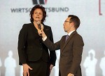 (c) 2015 - Wirtschaftsbund Krnten, Wirtschaftskammerwahl, Wahlkampfauftakt. - Bild zeigt: Spartenobfrau Elisabeth Rothmller-Jannach (Transport und Verkehr) und Direktor Markus Malle (Wirtschaftsbund Krnten). pressefotos, sportfoto, sportfotos, krnten, kaernten, pressefoto, oskar, hher, wolfgang, jannach, sport, wirtschaft, kultur, politik, innenpolitik, auenpolitik, lokal, chronik, fotos, fotografie, fotographie, canon, eos, 1d, mark IV, mark 4, fotopool, powerpixx, hherfoto, hoeherfoto, klagenfurt, villach, wolfsberg, spittal, feldkirchen, vlkermarkt, voelkermarkt, lienz, osttirol, hermagor, archiv, fotoarchiv, photo, photoarchiv, kleine, zeitung, kleinzeitung, ktz, krntner tages zeitung, krntner woche, krntner, woche, kronen zeitung, krone, kronen, zeitung, sportfotographie, sportfotografie, kurier, krntner monat, monatsmagazin, tageszeitung, wochenzeitung, gratiszeitung, fuball, fussball, eishockey, icehockey, tennis, basketball, handball, volleyball, beachvolleyball, schi, ski, ski alpin, ski nordisch, schi nordisch, nordisch, langlaufen, schispringen, skispringen, biathlon