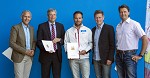 (c) 2016 - Sportpark Klagenfurt, Fitnessraum Wrthersee, Erffnung. - Bild zeigt: Vizebrgermeister Jrgen Pfeiler, Landeshauptmann Peter Kaiser, Albin Ouschan,  Arno Arthofer und  Daniel Greiner. pressefotos, sportfoto, sportfotos, krnten, kaernten, pressefoto, oskar, hher, wolfgang, jannach, sport, wirtschaft, kultur, politik, innenpolitik, auenpolitik, lokal, chronik, fotos, fotografie, fotographie, canon, eos, 1d, mark IV, mark 4, fotopool, powerpixx, hherfoto, hoeherfoto, klagenfurt, villach, wolfsberg, spittal, feldkirchen, vlkermarkt, voelkermarkt, lienz, osttirol, hermagor, archiv, fotoarchiv, photo, photoarchiv, kleine, zeitung, kleinzeitung, ktz, krntner tages zeitung, krntner woche, krntner, woche, kronen zeitung, krone, kronen, zeitung, sportfotographie, sportfotografie, kurier, krntner monat, monatsmagazin, tageszeitung, wochenzeitung, gratiszeitung, fuball, fussball, eishockey, icehockey, tennis, basketball, handball, volleyball, beachvolleyball, schi, ski, ski alpin, ski nordisch, schi nordisch, nordisch, langlaufen, schispringen, skispringen, biathlon