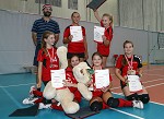 (c) 2014 - Sportpark Klagenfurt, Volleyball ASK Bundesmeisterschaften, U13. - Bild zeigt: die Mdchenmannschaft der Brckl hotvolleys. pressefotos, sportfoto, sportfotos, krnten, kaernten, pressefoto, oskar, hher, wolfgang, jannach, sport, wirtschaft, kultur, politik, innenpolitik, auenpolitik, lokal, chronik, fotos, fotografie, fotographie, canon, eos, 1d, mark IV, mark 4, fotopool, powerpixx, hherfoto, hoeherfoto, klagenfurt, villach, wolfsberg, spittal, feldkirchen, vlkermarkt, voelkermarkt, lienz, osttirol, hermagor, archiv, fotoarchiv, photo, photoarchiv, kleine, zeitung, kleinzeitung, ktz, krntner tages zeitung, krntner woche, krntner, woche, kronen zeitung, krone, kronen, zeitung, sportfotographie, sportfotografie, kurier, krntner monat, monatsmagazin, tageszeitung, wochenzeitung, gratiszeitung, fuball, fussball, eishockey, icehockey, tennis, basketball, handball, volleyball, beachvolleyball, schi, ski, ski alpin, ski nordisch, schi nordisch, nordisch, langlaufen, schispringen, skispringen, biathlon