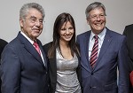 (c) 2015 - Turnier der Nationen, Auftaktspiel sterreich U16 gegen Brasilien U16.  - Bild zeigt: Bundesprsident Heinz Fischer (sterreich), die Moderatorin und Landeshauptmann Peter Kaiser (Kaernten). pressefotos, sportfoto, sportfotos, krnten, kaernten, pressefoto, oskar, hher, wolfgang, jannach, sport, wirtschaft, kultur, politik, innenpolitik, auenpolitik, lokal, chronik, fotos, fotografie, fotographie, canon, eos, 1d, mark IV, mark 4, fotopool, powerpixx, hherfoto, hoeherfoto, klagenfurt, villach, wolfsberg, spittal, feldkirchen, vlkermarkt, voelkermarkt, lienz, osttirol, hermagor, archiv, fotoarchiv, photo, photoarchiv, kleine, zeitung, kleinzeitung, ktz, krntner tages zeitung, krntner woche, krntner, woche, kronen zeitung, krone, kronen, zeitung, sportfotographie, sportfotografie, kurier, krntner monat, monatsmagazin, tageszeitung, wochenzeitung, gratiszeitung, fuball, fussball, eishockey, icehockey, tennis, basketball, handball, volleyball, beachvolleyball, schi, ski, ski alpin, ski nordisch, schi nordisch, nordisch, langlaufen, schispringen, skispringen, biathlon