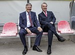 (c) 2015 - Turnier der Nationen, Auftaktspiel sterreich U16 gegen Brasilien U16.  - Bild zeigt: Landeshauptmann Peter Kaiser (Kaernten) und Bundesprsident Heinz Fischer (sterreich). pressefotos, sportfoto, sportfotos, krnten, kaernten, pressefoto, oskar, hher, wolfgang, jannach, sport, wirtschaft, kultur, politik, innenpolitik, auenpolitik, lokal, chronik, fotos, fotografie, fotographie, canon, eos, 1d, mark IV, mark 4, fotopool, powerpixx, hherfoto, hoeherfoto, klagenfurt, villach, wolfsberg, spittal, feldkirchen, vlkermarkt, voelkermarkt, lienz, osttirol, hermagor, archiv, fotoarchiv, photo, photoarchiv, kleine, zeitung, kleinzeitung, ktz, krntner tages zeitung, krntner woche, krntner, woche, kronen zeitung, krone, kronen, zeitung, sportfotographie, sportfotografie, kurier, krntner monat, monatsmagazin, tageszeitung, wochenzeitung, gratiszeitung, fuball, fussball, eishockey, icehockey, tennis, basketball, handball, volleyball, beachvolleyball, schi, ski, ski alpin, ski nordisch, schi nordisch, nordisch, langlaufen, schispringen, skispringen, biathlon