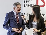 (c) 2015 - Turnier der Nationen, Auftaktspiel sterreich U16 gegen Brasilien U16.  - Bild zeigt: Landeshauptmann Peter Kaiser (Kaernten) und die Moderatorin. pressefotos, sportfoto, sportfotos, krnten, kaernten, pressefoto, oskar, hher, wolfgang, jannach, sport, wirtschaft, kultur, politik, innenpolitik, auenpolitik, lokal, chronik, fotos, fotografie, fotographie, canon, eos, 1d, mark IV, mark 4, fotopool, powerpixx, hherfoto, hoeherfoto, klagenfurt, villach, wolfsberg, spittal, feldkirchen, vlkermarkt, voelkermarkt, lienz, osttirol, hermagor, archiv, fotoarchiv, photo, photoarchiv, kleine, zeitung, kleinzeitung, ktz, krntner tages zeitung, krntner woche, krntner, woche, kronen zeitung, krone, kronen, zeitung, sportfotographie, sportfotografie, kurier, krntner monat, monatsmagazin, tageszeitung, wochenzeitung, gratiszeitung, fuball, fussball, eishockey, icehockey, tennis, basketball, handball, volleyball, beachvolleyball, schi, ski, ski alpin, ski nordisch, schi nordisch, nordisch, langlaufen, schispringen, skispringen, biathlon