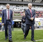 (c) 2015 - Turnier der Nationen, Auftaktspiel sterreich U16 gegen Brasilien U16.  - Bild zeigt: Landeshauptmann Peter Kaiser (Kaernten) und Bundesprsident Heinz Fischer (sterreich). pressefotos, sportfoto, sportfotos, krnten, kaernten, pressefoto, oskar, hher, wolfgang, jannach, sport, wirtschaft, kultur, politik, innenpolitik, auenpolitik, lokal, chronik, fotos, fotografie, fotographie, canon, eos, 1d, mark IV, mark 4, fotopool, powerpixx, hherfoto, hoeherfoto, klagenfurt, villach, wolfsberg, spittal, feldkirchen, vlkermarkt, voelkermarkt, lienz, osttirol, hermagor, archiv, fotoarchiv, photo, photoarchiv, kleine, zeitung, kleinzeitung, ktz, krntner tages zeitung, krntner woche, krntner, woche, kronen zeitung, krone, kronen, zeitung, sportfotographie, sportfotografie, kurier, krntner monat, monatsmagazin, tageszeitung, wochenzeitung, gratiszeitung, fuball, fussball, eishockey, icehockey, tennis, basketball, handball, volleyball, beachvolleyball, schi, ski, ski alpin, ski nordisch, schi nordisch, nordisch, langlaufen, schispringen, skispringen, biathlon