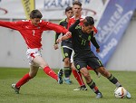 (c) 2016 - Sport, Fuball, Tournament delle Nazioni. - Bild zeigt: Flavius Daniliuc (AUT) und Orlando Linares (MEX). pressefotos, sportfoto, sportfotos, krnten, kaernten, pressefoto, oskar, hher, wolfgang, jannach, sport, wirtschaft, kultur, politik, innenpolitik, auenpolitik, lokal, chronik, fotos, fotografie, fotographie, canon, eos, 1d, mark IV, mark 4, fotopool, powerpixx, hherfoto, hoeherfoto, klagenfurt, villach, wolfsberg, spittal, feldkirchen, vlkermarkt, voelkermarkt, lienz, osttirol, hermagor, archiv, fotoarchiv, photo, photoarchiv, kleine, zeitung, kleinzeitung, ktz, krntner tages zeitung, krntner woche, krntner, woche, kronen zeitung, krone, kronen, zeitung, sportfotographie, sportfotografie, kurier, krntner monat, monatsmagazin, tageszeitung, wochenzeitung, gratiszeitung, fuball, fussball, eishockey, icehockey, tennis, basketball, handball, volleyball, beachvolleyball, schi, ski, ski alpin, ski nordisch, schi nordisch, nordisch, langlaufen, schispringen, skispringen, biathlon