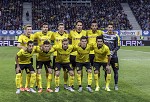 (c) 2015 - Sportpark Klagenfurt, Fuball-Euroleague Qualifikation, 3. Runde, WAC gegen Dortmund. - Bild zeigt: die Mannschaft von Borussia Dortmund. pressefotos, sportfoto, sportfotos, krnten, kaernten, pressefoto, oskar, hher, wolfgang, jannach, sport, wirtschaft, kultur, politik, innenpolitik, auenpolitik, lokal, chronik, fotos, fotografie, fotographie, canon, eos, 1d, mark IV, mark 4, fotopool, powerpixx, hherfoto, hoeherfoto, klagenfurt, villach, wolfsberg, spittal, feldkirchen, vlkermarkt, voelkermarkt, lienz, osttirol, hermagor, archiv, fotoarchiv, photo, photoarchiv, kleine, zeitung, kleinzeitung, ktz, krntner tages zeitung, krntner woche, krntner, woche, kronen zeitung, krone, kronen, zeitung, sportfotographie, sportfotografie, kurier, krntner monat, monatsmagazin, tageszeitung, wochenzeitung, gratiszeitung, fuball, fussball, eishockey, icehockey, tennis, basketball, handball, volleyball, beachvolleyball, schi, ski, ski alpin, ski nordisch, schi nordisch, nordisch, langlaufen, schispringen, skispringen, biathlon