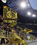 (c) 2015 - Sportpark Klagenfurt, Fuball-Euroleague Qualifikation, 3. Runde, WAC gegen Dortmund. - Bild zeigt: Fans. pressefotos, sportfoto, sportfotos, krnten, kaernten, pressefoto, oskar, hher, wolfgang, jannach, sport, wirtschaft, kultur, politik, innenpolitik, auenpolitik, lokal, chronik, fotos, fotografie, fotographie, canon, eos, 1d, mark IV, mark 4, fotopool, powerpixx, hherfoto, hoeherfoto, klagenfurt, villach, wolfsberg, spittal, feldkirchen, vlkermarkt, voelkermarkt, lienz, osttirol, hermagor, archiv, fotoarchiv, photo, photoarchiv, kleine, zeitung, kleinzeitung, ktz, krntner tages zeitung, krntner woche, krntner, woche, kronen zeitung, krone, kronen, zeitung, sportfotographie, sportfotografie, kurier, krntner monat, monatsmagazin, tageszeitung, wochenzeitung, gratiszeitung, fuball, fussball, eishockey, icehockey, tennis, basketball, handball, volleyball, beachvolleyball, schi, ski, ski alpin, ski nordisch, schi nordisch, nordisch, langlaufen, schispringen, skispringen, biathlon